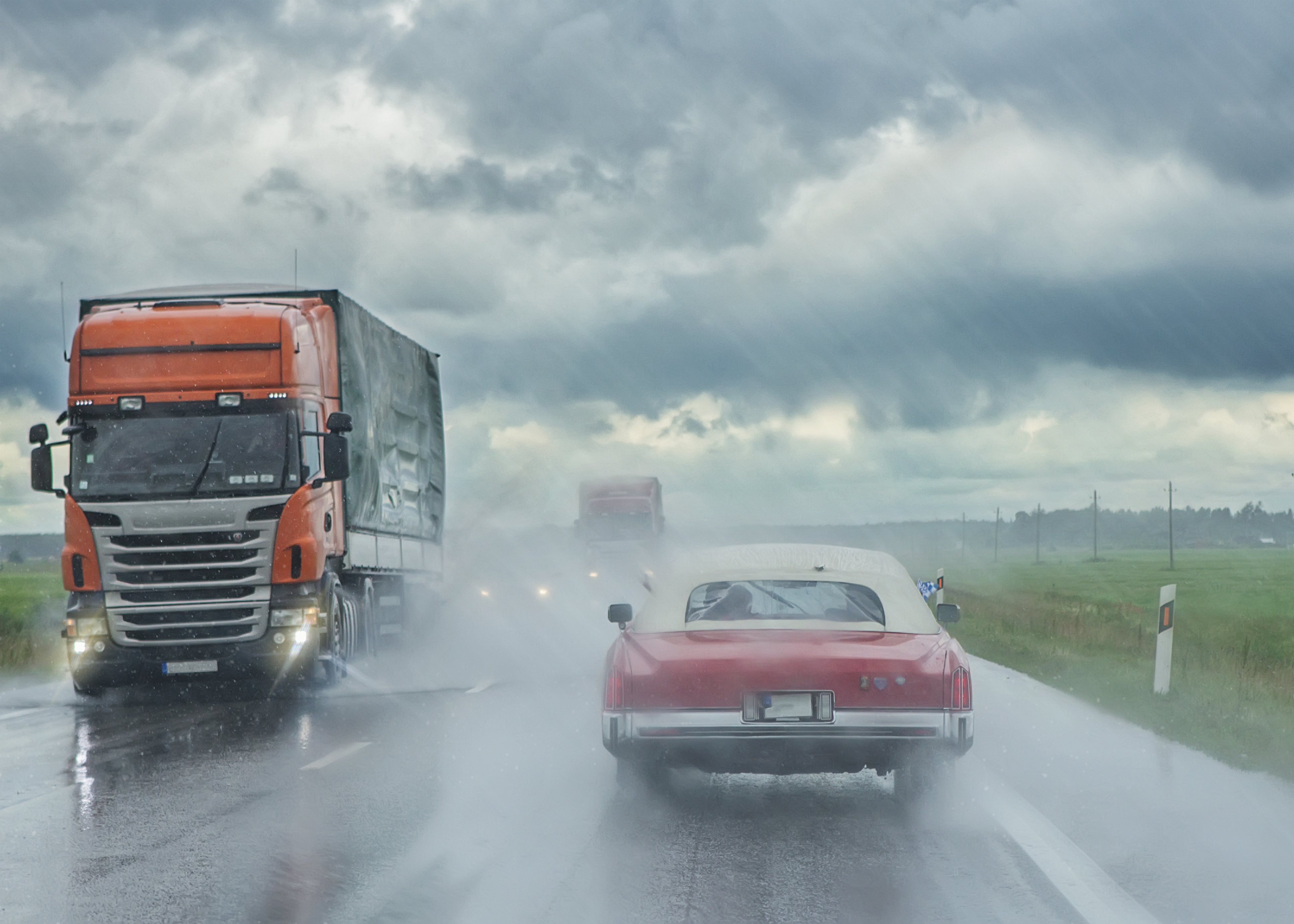 driving safety on wet roads